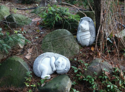 Garten Dekoration Igel Terrasse Stein Karikatur Figuren Figur Deko Statue